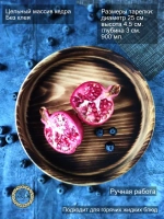 Тарелка деревянная из массива кедра