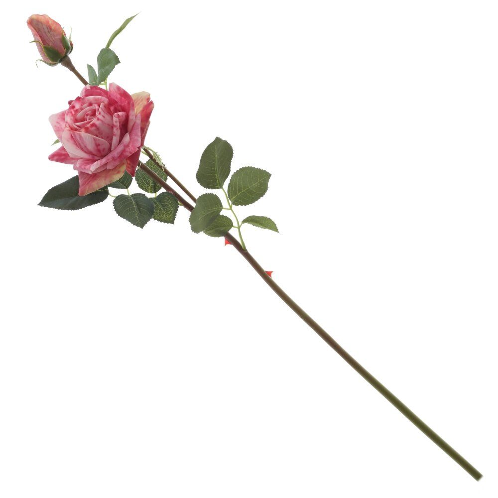 GAEM Цветок искусственный "Роза" (Real Touch), L18 W16 H68 см