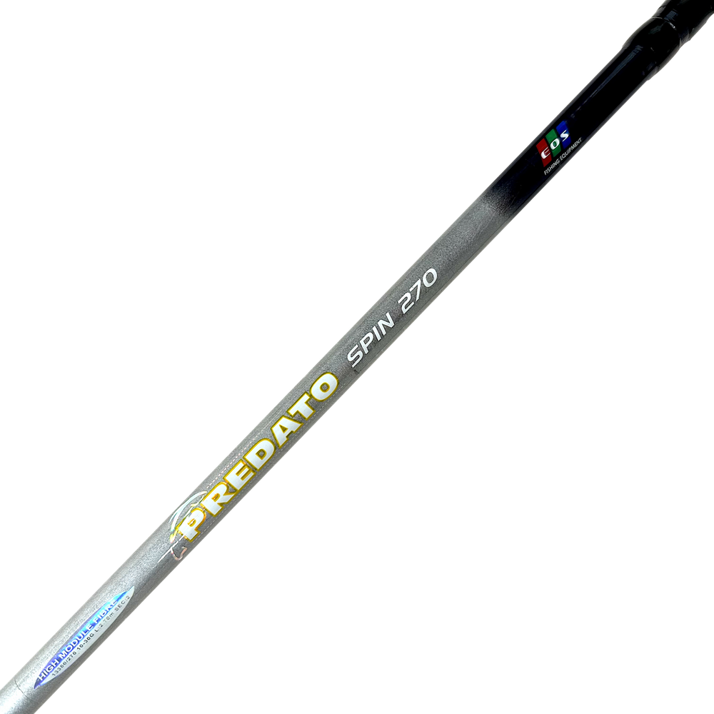 Спиннинг EOS 13380-270 Predato 2.7м 10-30г Композит 2секц. Колец 6шт Рукоять неопрен Тр.длина 1.42м