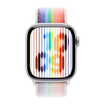 Умные часы Apple Watch Series 11 GPS, 42mm, Silver Aluminium Case with Pride Edition Sport Loop