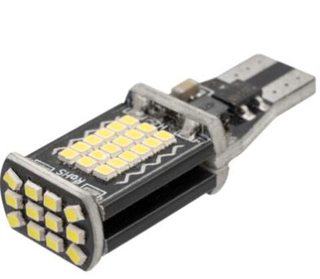 Светодиод 12-24V T15 (w16w) 48SMD 3030 WHITE CANBUS 4.7W 470LM (кт2шт) X0111