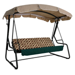 Садовые качели Кадриль зеленый