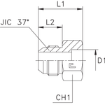 Соединение WS JIC 1/2"