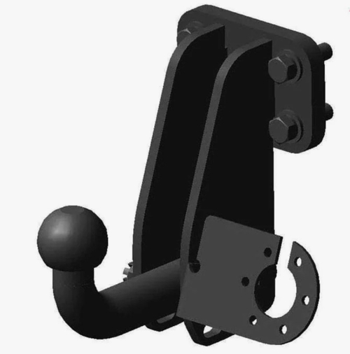 Фаркоп AvtoS NS 20 для Nissan Patrol Y61 1997-2010(паспорт и сертификат в комплекте)(без электрики)