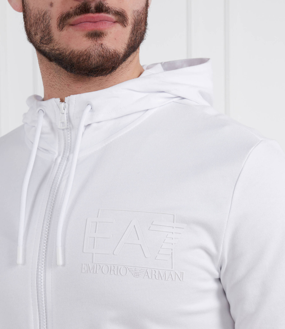 Худи EA7 - белый(3RPM53 PJ05Z)