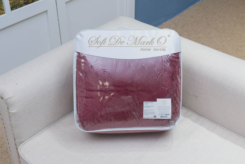 Плед 160х220 Sofi De MarkO Флориан марсала