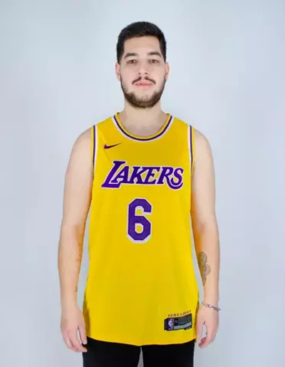 Баскетбольная джерси Леброна Джеймса «Лос-Анджелес Лейкерс»