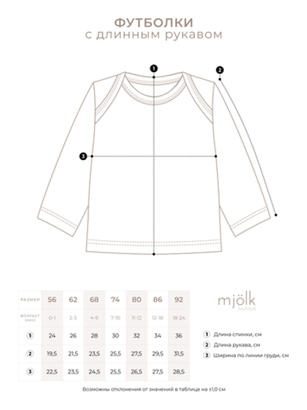Футболка с длинным рукавом Mjölk Собачки NEW