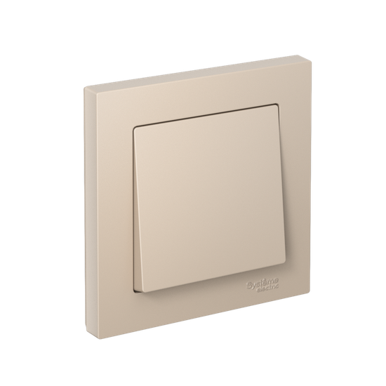 Выключатель 1-кл. AtlasDesign (сх.1) 10AX в сборе песочн. SE ATN001212