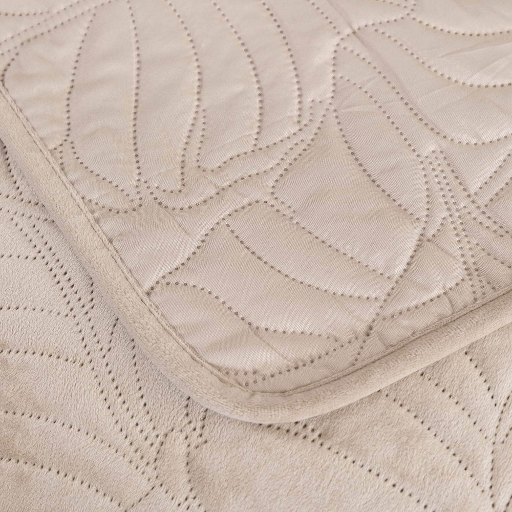 Покрывало 240х260 и 2 наволочки 50х70 Sofi De MarkO Мелисса светло-бежевое