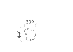 Песочный столик “Цветок” h=590мм