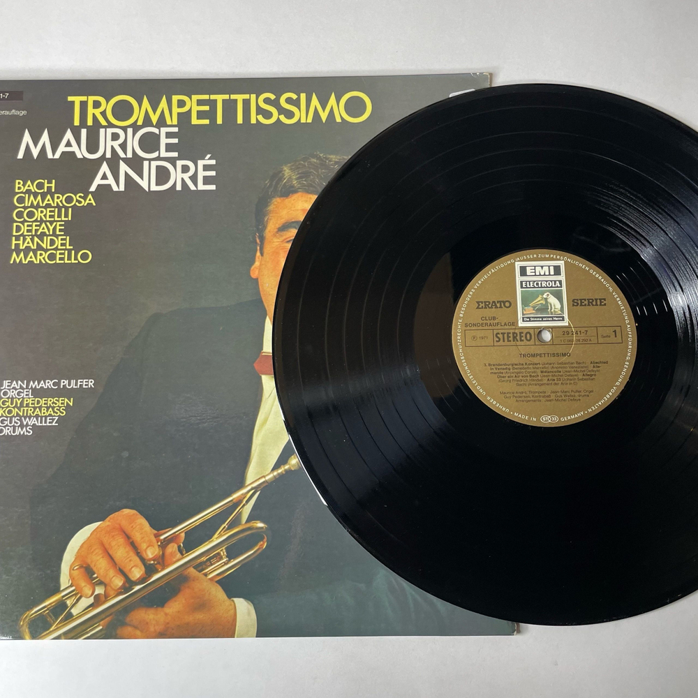 Винтажная виниловая пластинка LP Maurice Andre Trompettissimo (Германия 1971)