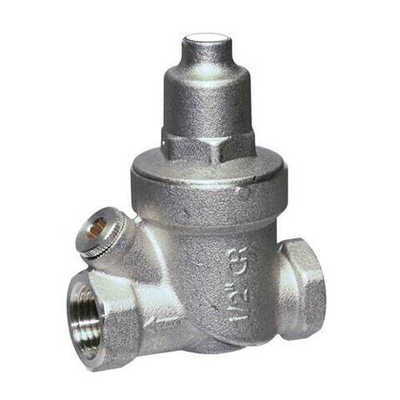 Регулятор давления FAR 2870 - 1/2" (ВР/ВР, PN16, Tmax 75°C, настройка 1-6 бар, без манометра, хром)