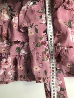 Платье Mohito с красивыми цветами, маркировка 36, визуально 42 размер