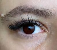 Оттеночные темно карие линзы для Светлых глаз Marquise Solo Dark brown с отверстием (темно карие ) /Плюсовые диоптрии для дальнозоркости и близорукости
