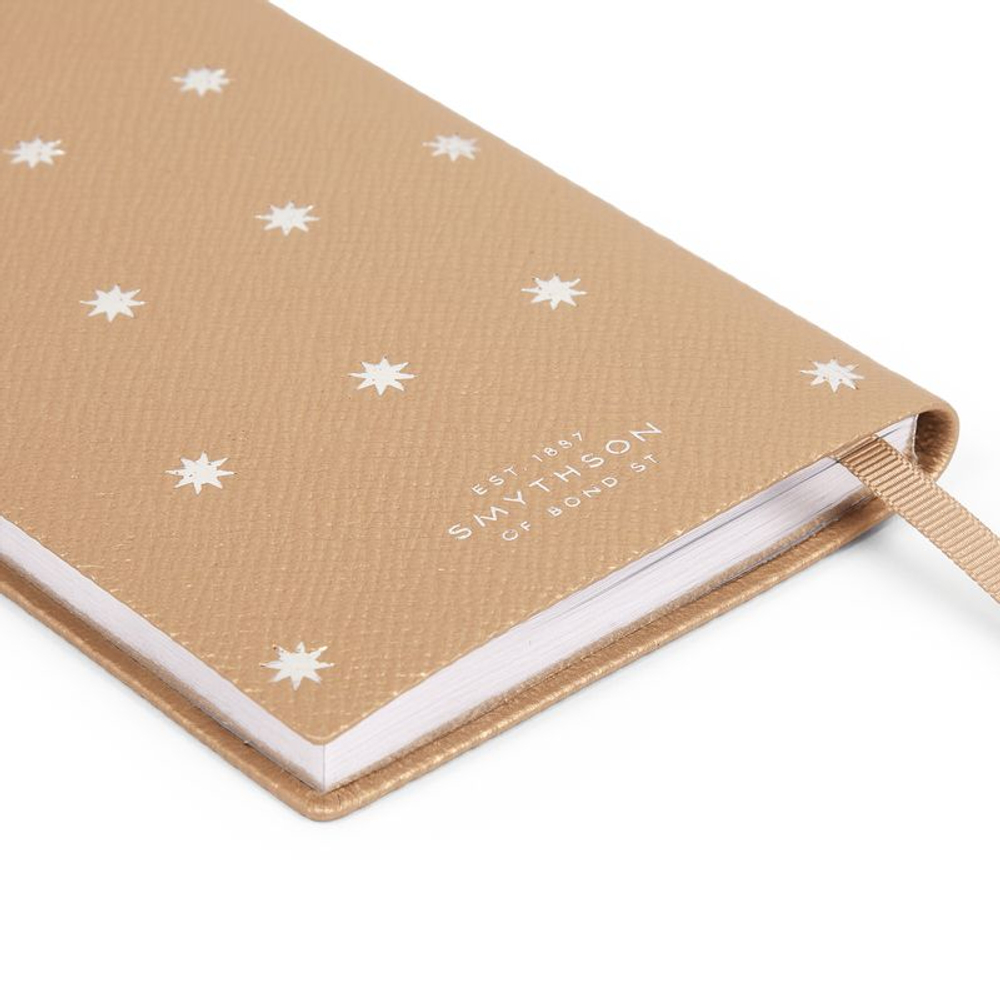 Smythson Блокнот Panama Notebook Liberty Nile Blue