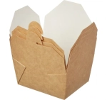 Контейнер бумажный Fold Box 600 мл, 130х110х65 мм, крафт
