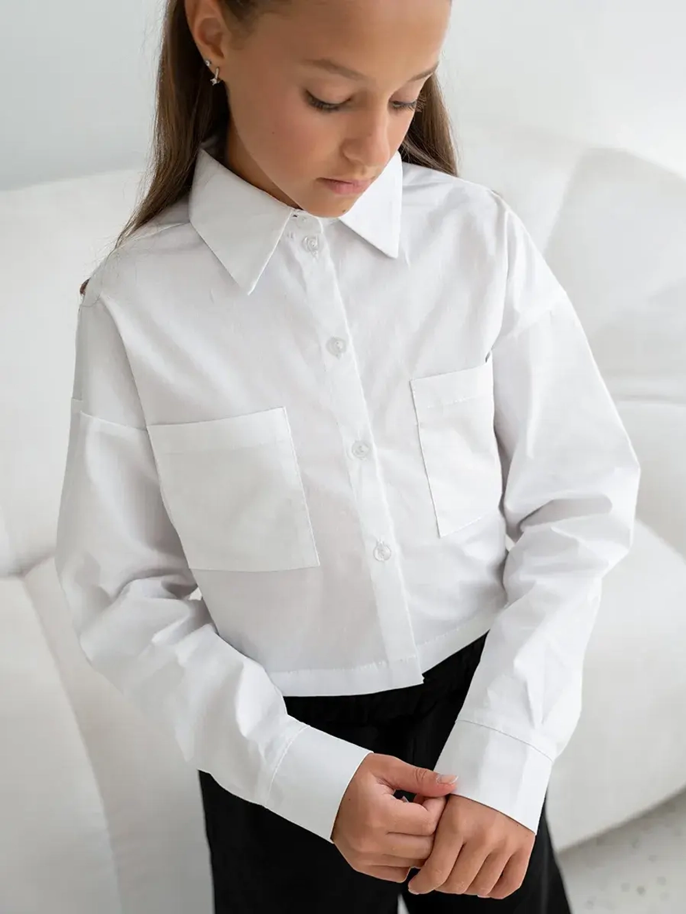 Школьная блузка для девочки