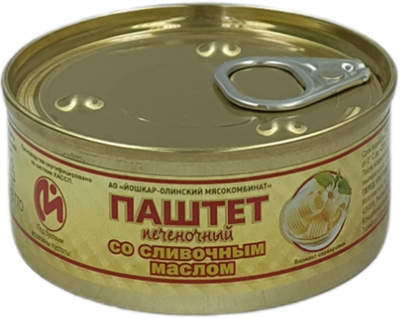паштет сливочный 100гр*12 (ключ) ЙоЛа *4606639037316