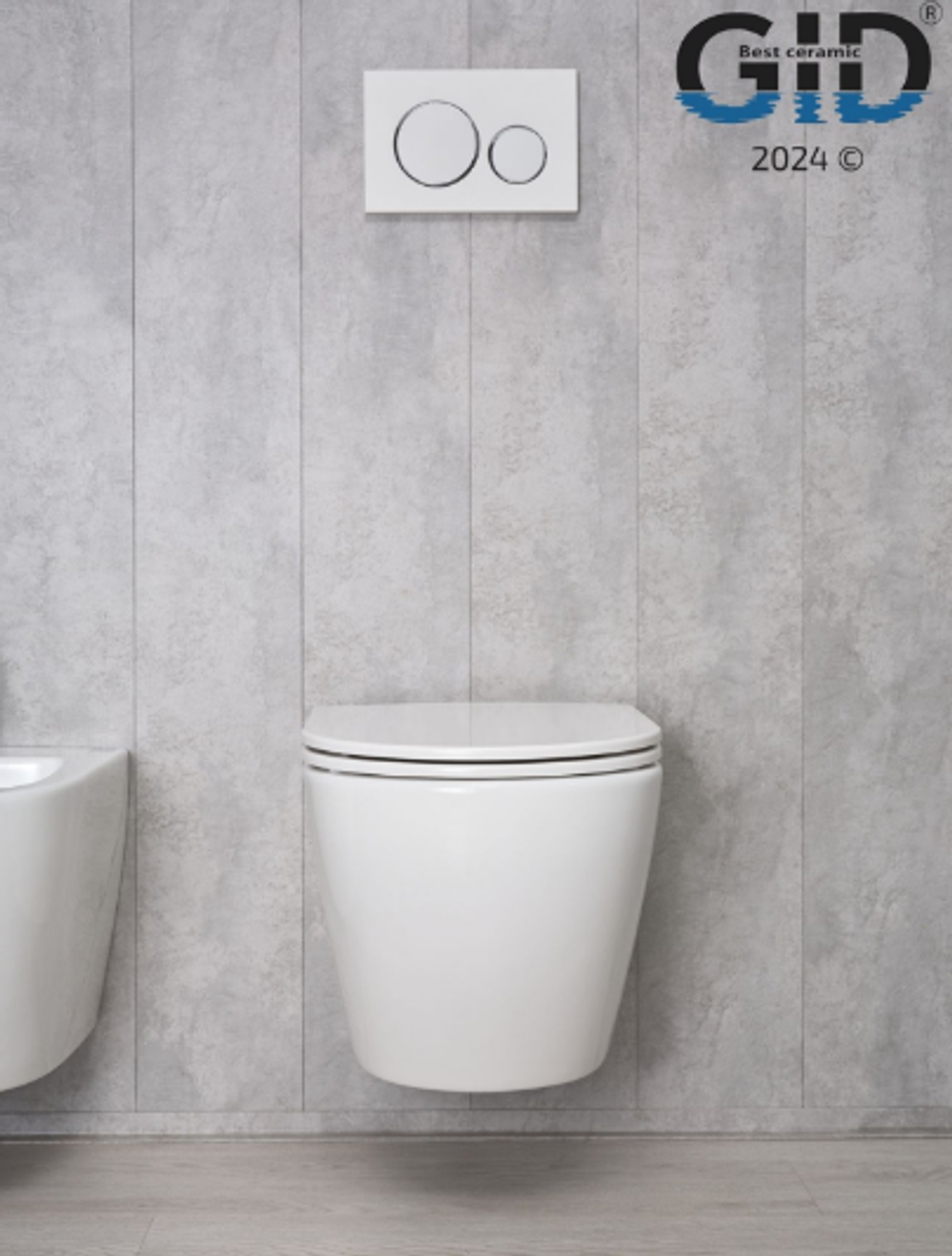 Унитаз подвесной Gid Tr2122 62234Y белый 51x36x36