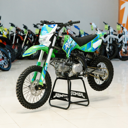 Питбайк Apollo RFZ START 150X-LE 17/14 Зеленый