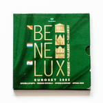 Benelux 2005 Official BU Euro Set – Belgium, Netherlands, Luxembourg + Commemorative Medal