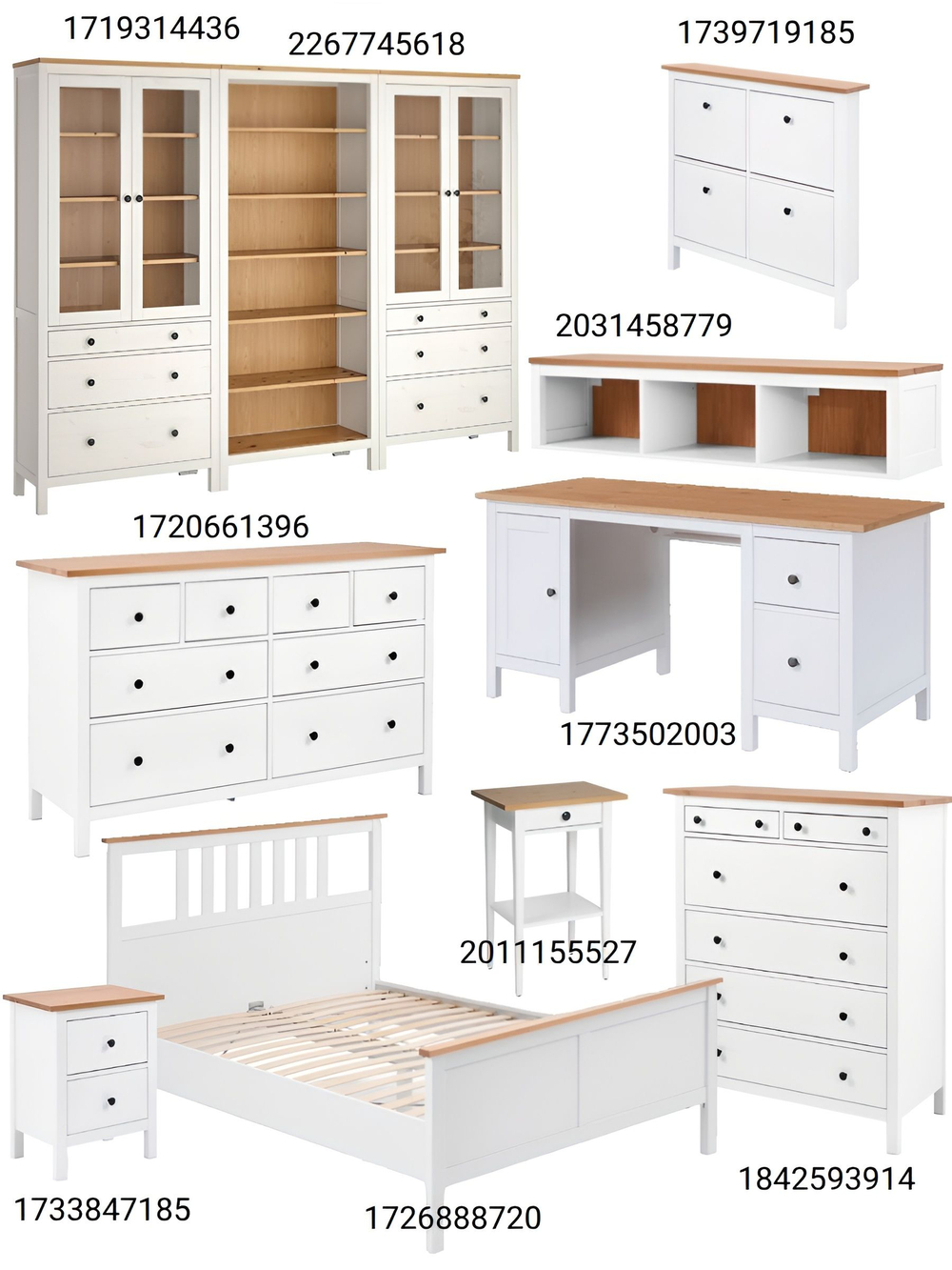 IKEA Обувница 3 ящ, HEMNES 89х127х30, черная/св-коричневая, из массива сосны, КЫМОР (ХЕМНЭС ИКЕА)