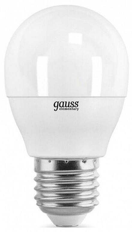 Лампа светодиодная Gauss LED Elementary E27 12Вт 4100K 53222