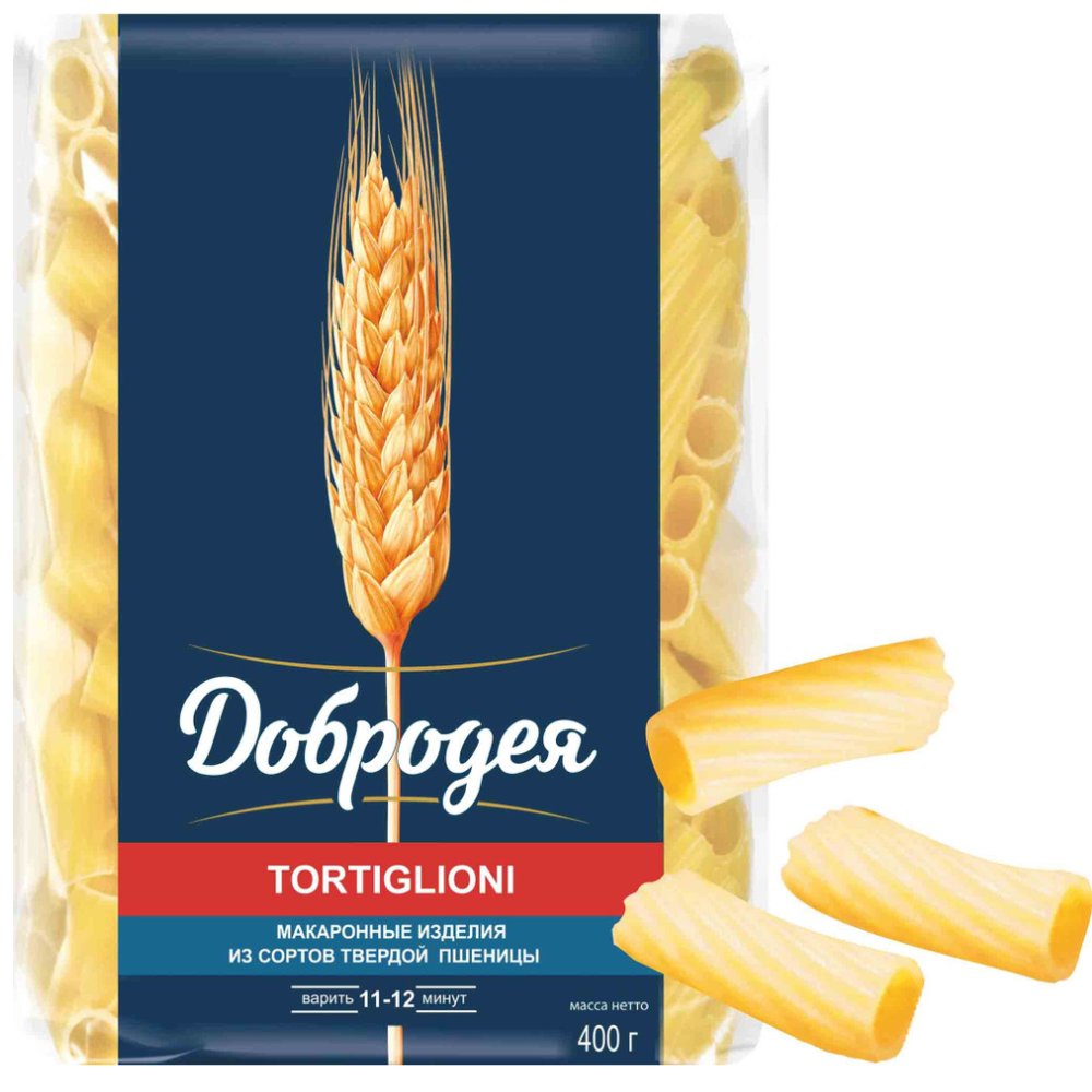 Макароны Tortiglioni Добродея 400 гр