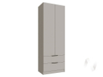 Шкаф Мадрид 0;8 с 2 ящ. без зеркала (кашемир)