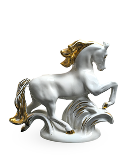 Фарфоровая статуэтка "Конь-огонь" ЛФЗ