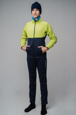 Куртка NORDSKI PREMIUM Green/Blueberry, разминочная, юниорская