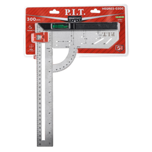 Разметочный угольник с магнитным уровнем (HSQR03-0300)