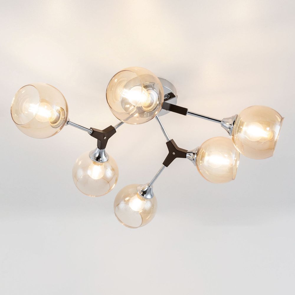 Citilux Тиль CL138165 Люстра потолочная Хром