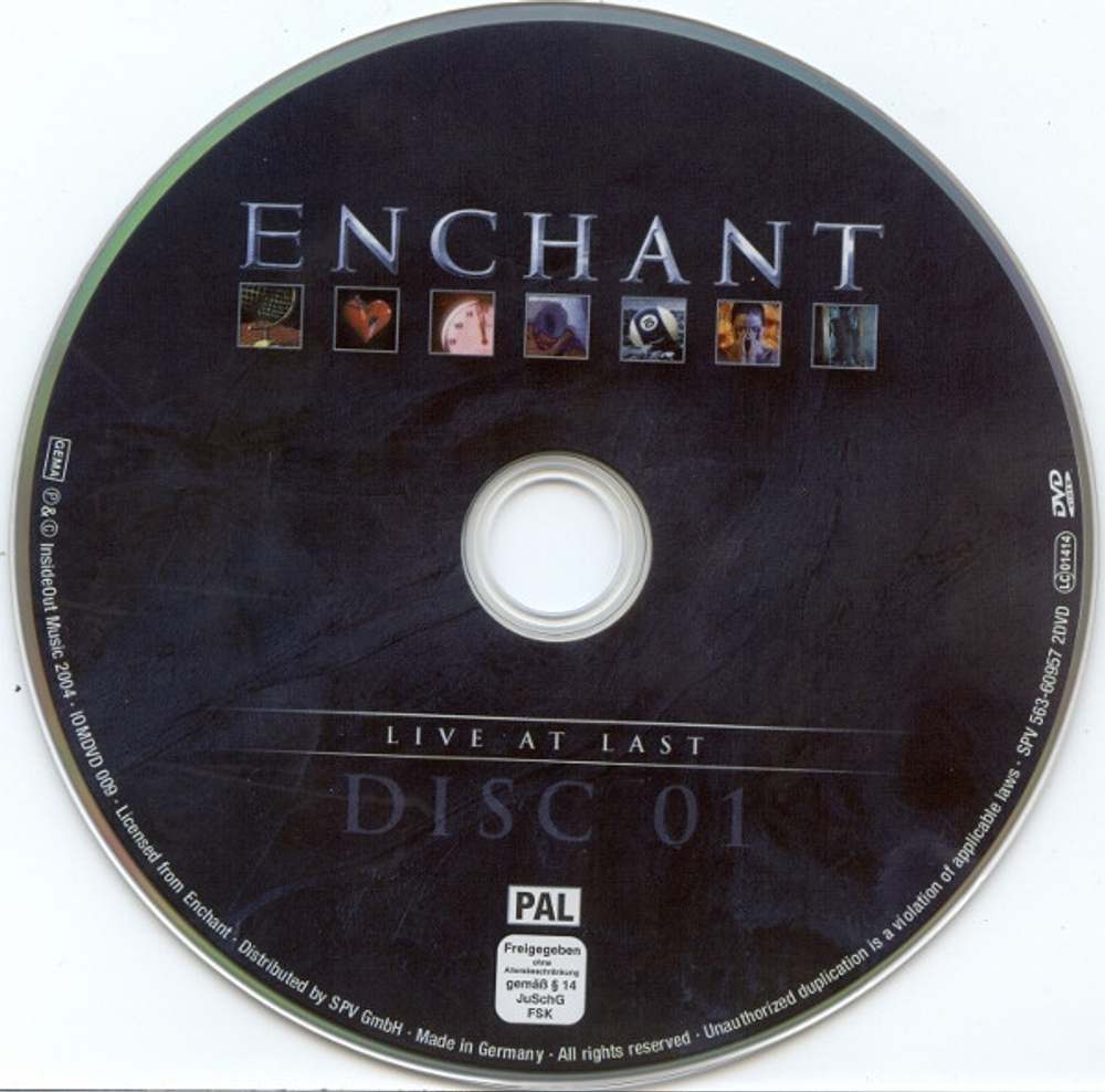 Enchant / Live At Last (2DVD)