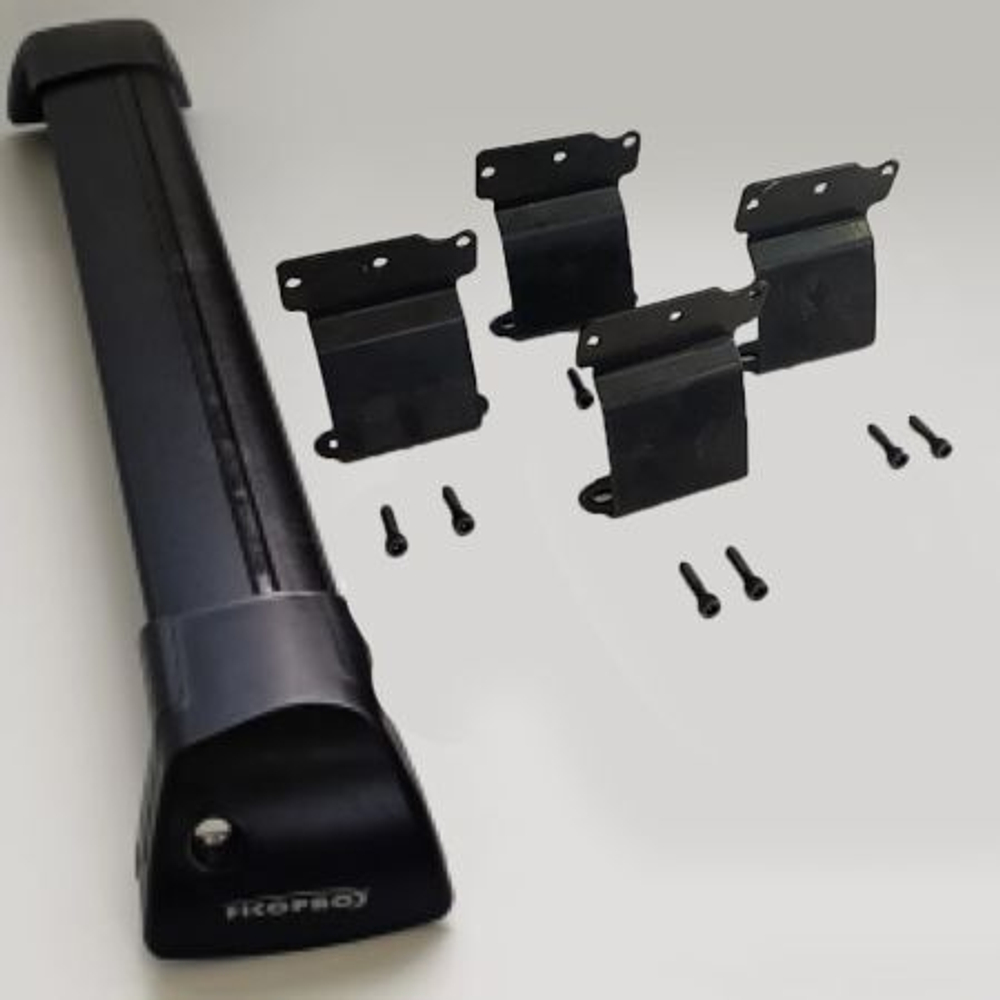 Багажник на рейлинги для Skoda Rapid Лифтбэк 2020-наст.время M41-13001B ,черный