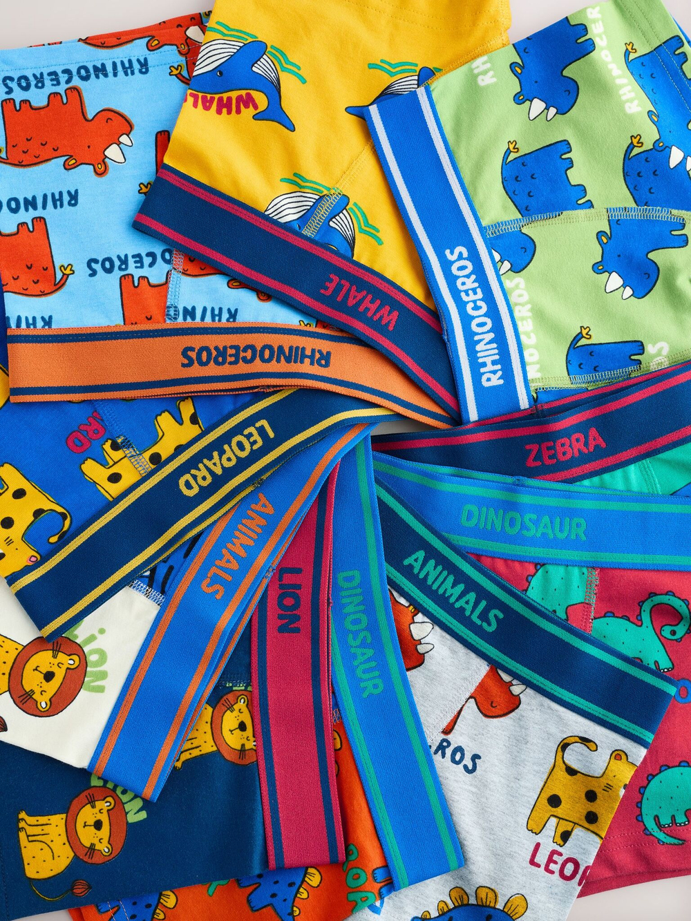 Трусы для мальчика Next E98-885, 10 шт., Синий, Красный, Оранжевый