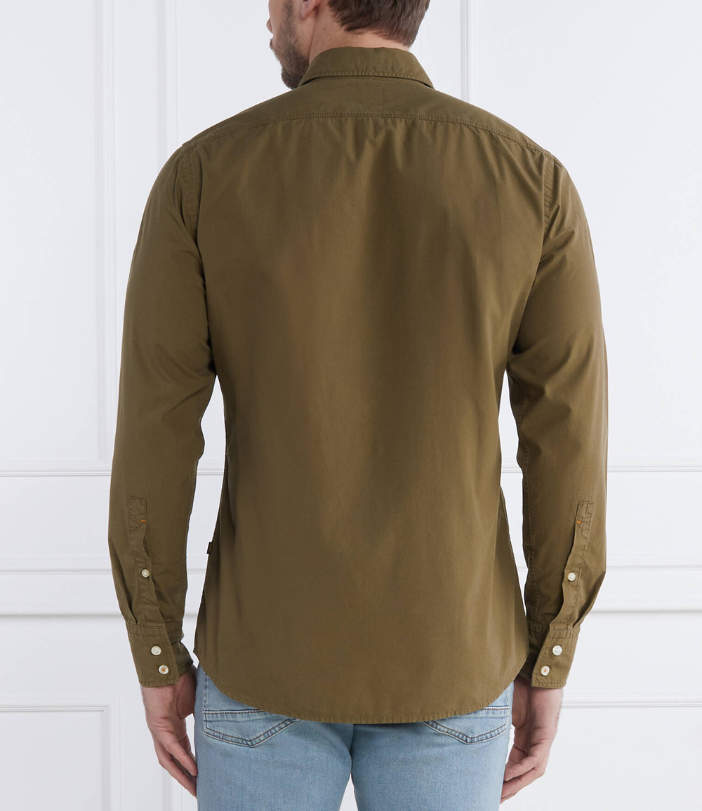 Рубашка Relegant_6 BOSS ORANGE - хаки(50489319)