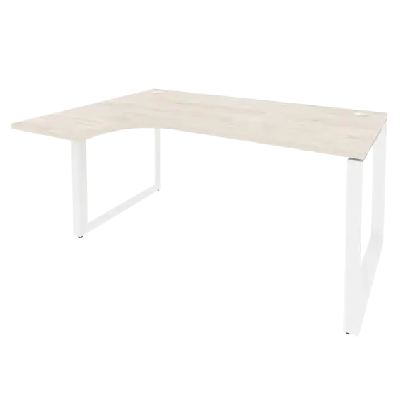 Onix Стол эргономичный левый на О-образном м/к O.MO-SA-4 (L) 1580*1180*750 (800/460)