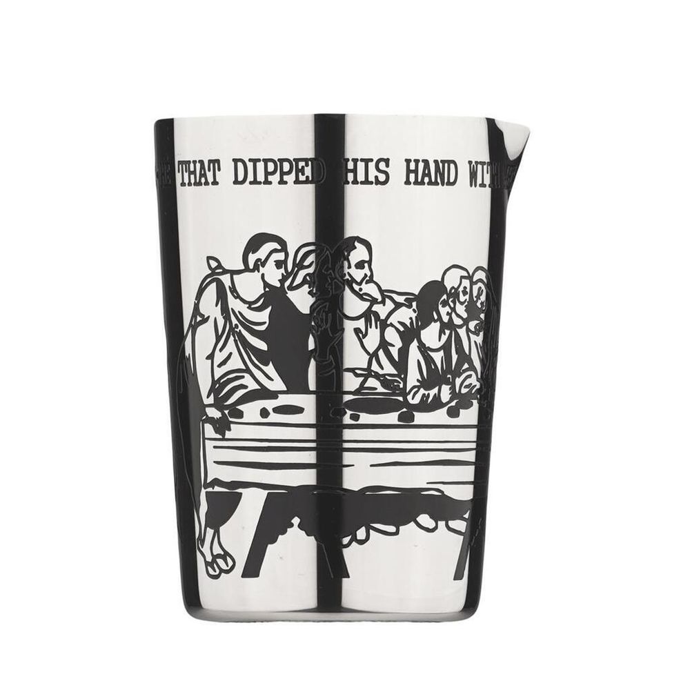 Стакан для смешивания 500 мл "MIXOLOGY" d 8,3 см h11,6 см нерж. с рисунком B'Guys P.L.- Barbossa