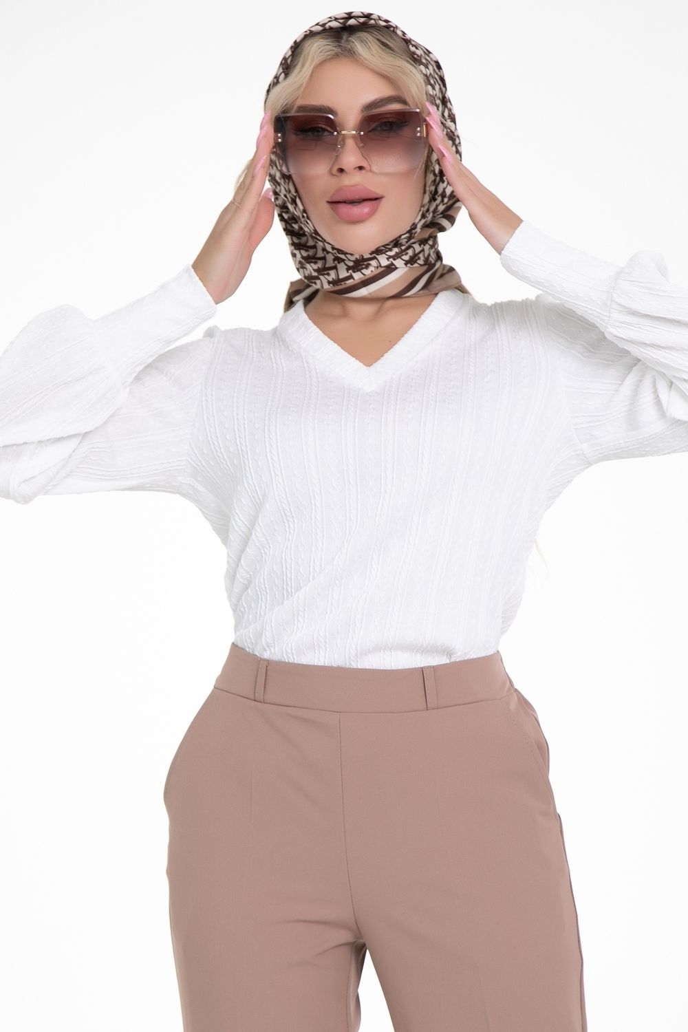 Блуза Милано (вайт) Diolche (Акция)