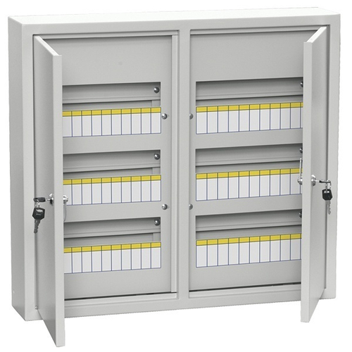 Щит металлический TITAN 3 ЩРн-72з-1 72(2х3х12) модулей навесной 540х600х120 УХЛ3 IP31 серый ИЭК MKM14-N-72-31-Z