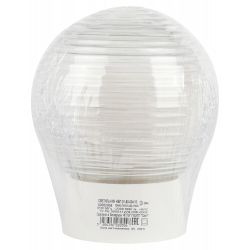 Светильник ЭРА НБП 01-60-004 с прямым основанием Гранат стекло IP20 E27 max 60Вт D150 шар