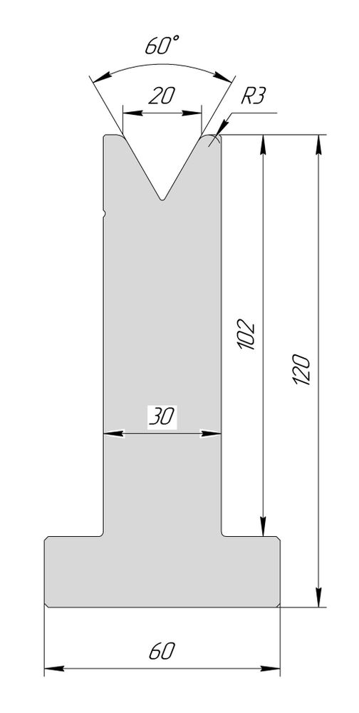 T-матрица AT 3064 60° V20 H120