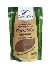 Сахар Сахараджа тростниковый Мусковадо темный 450 г х 12 уп