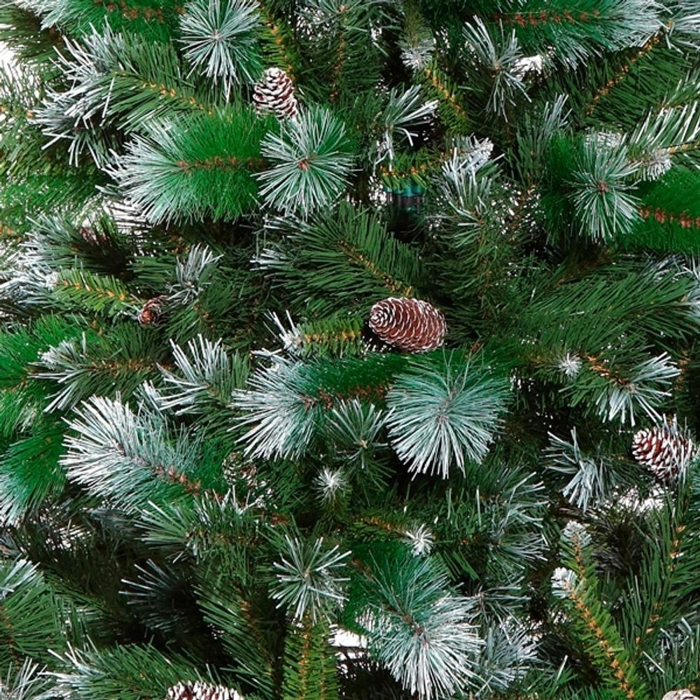 GAEM Елка искусственная "Сибирская особая со снегом", H150 см, 473 ветки