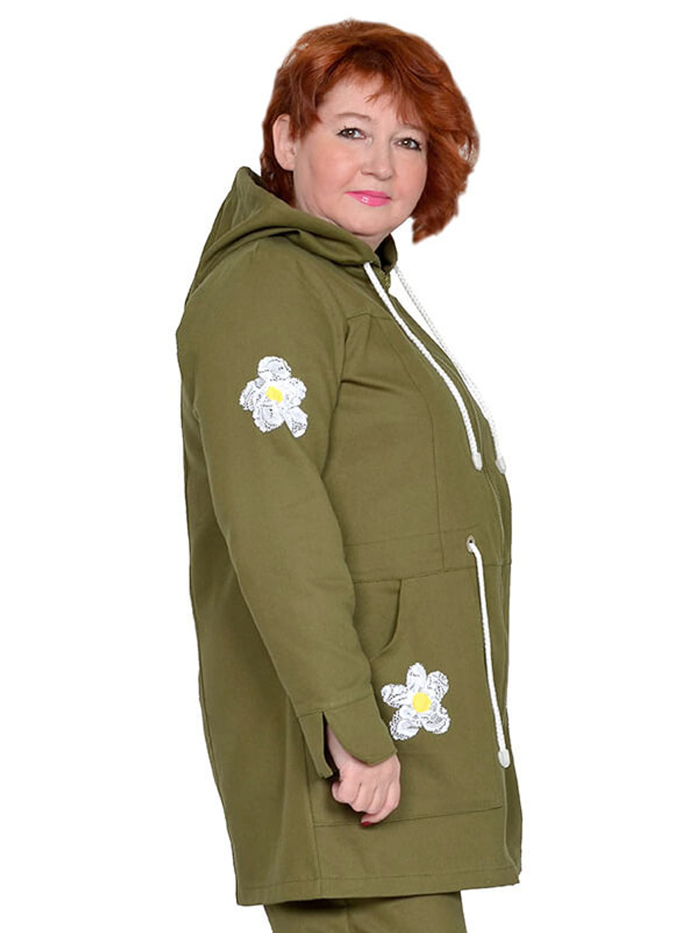 Жакет джинсовый Луговые цветы