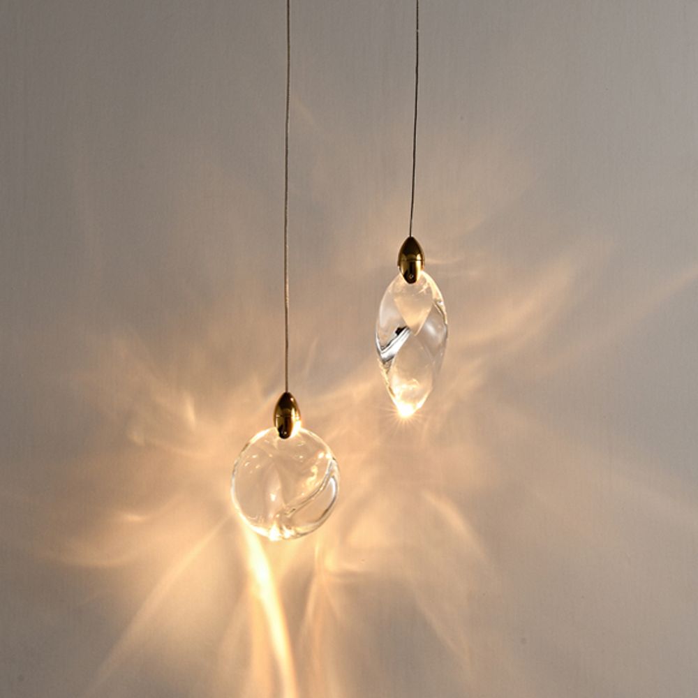 Подвесной светильник MT9176-2H titanium gold