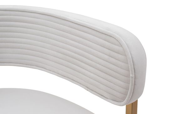 GY-85040 Стул велюр светло-серый/матовое золото 60*55*73см