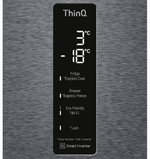 Холодильник LG GC-B509MLWM серый